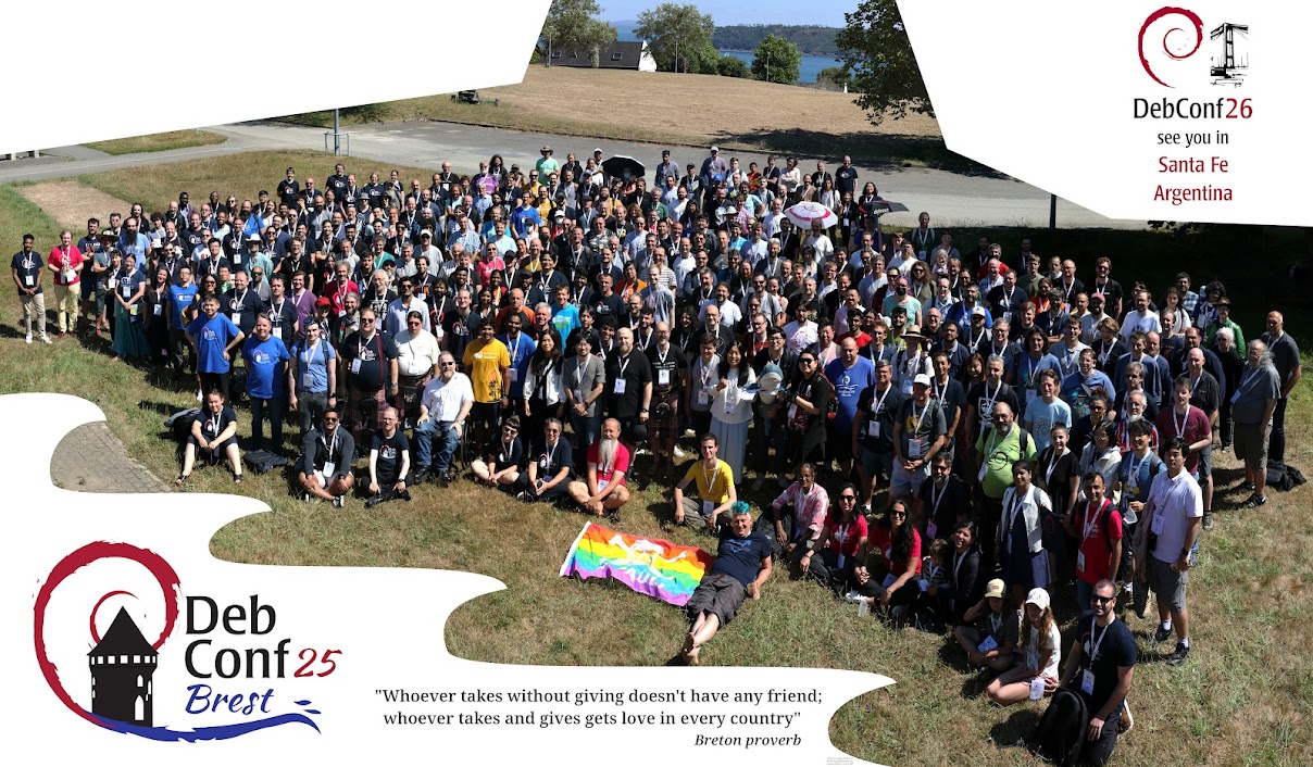 DebConf25 group photo - click to enlarge